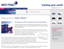Tablet Screenshot of neo-trac.co.za